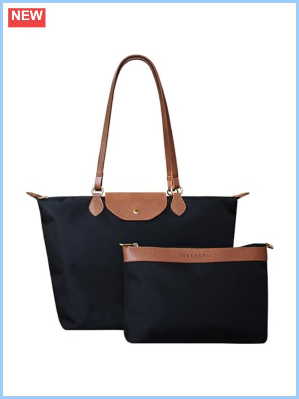 Waterproof Nylon Crossbody Bag Shoulder Purse Adjustable Strap